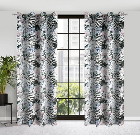 ZASŁONA GOTOWA MALIBU 140 X 250 CM BIAŁY