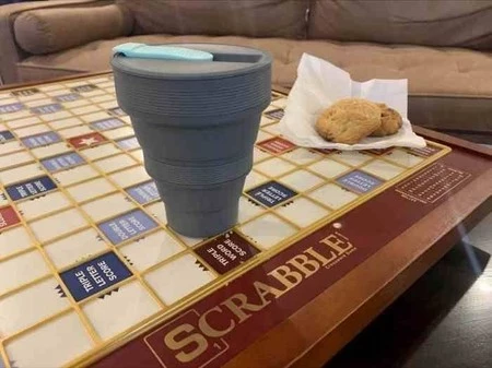 LL-Kubek składany, szary