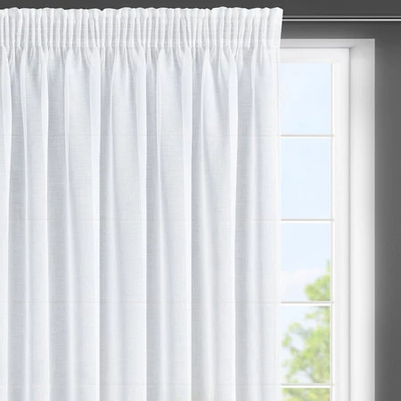 FIRANA GOTOWA LANA NA TAŚMIE 350 X 150 CM BIAŁY