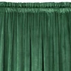 ZASŁONA GOTOWA PIERRE NA TAŚMIE 140 X 300 CM CIEMNOZIELONY