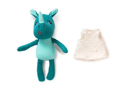 Lilliputiens Mini - przytulanki rodzina nosorożców z rozkładaną matą Nosorożec Marius 2 lata+