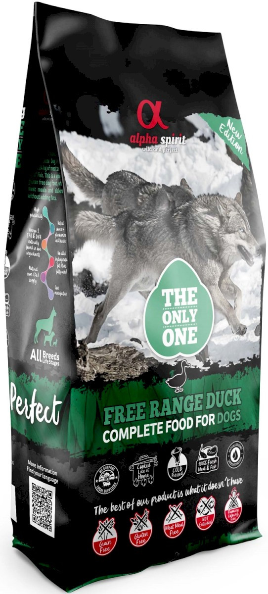 Alpha Spirit Karma sucha dla psa Free Range Duck (dorosły) 12kg - Nabea.pl