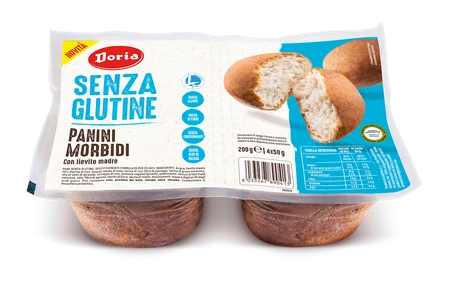 BUŁECZKI MIĘKKIE BEZGLUTENOWE (4 x 50 g) 200 g - DORIA