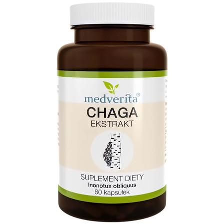Medverita CHAGA ekstrakt 400 mg 60 kaps.