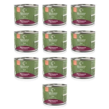 Zestaw 10x HERRMANN'S Selection Cat Reh - sarnina (200g)