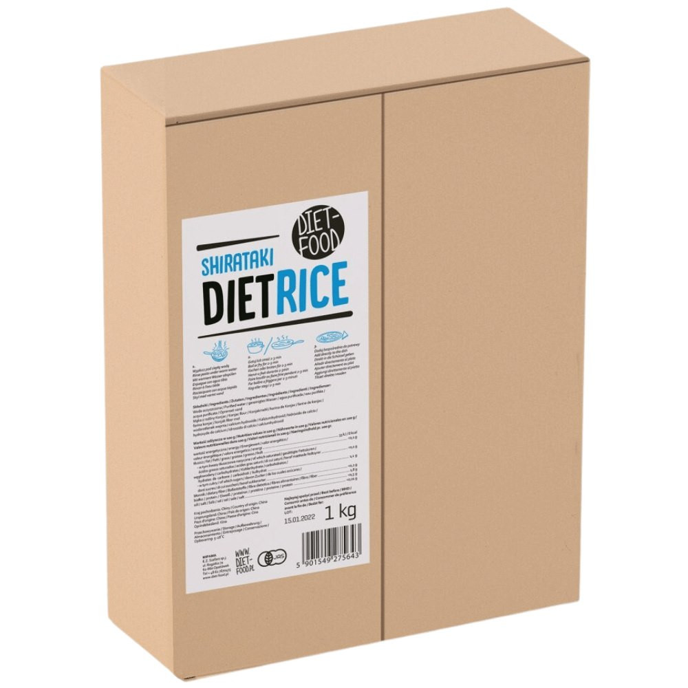 MAKARON (KONJAC) SHIRATAKI RICE 1 kg - DIET-FOOD