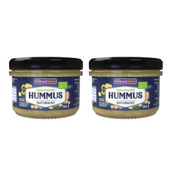 Zestaw: 2x HUMMUS NATURALNY BIO 185 g - NATURAVENA
