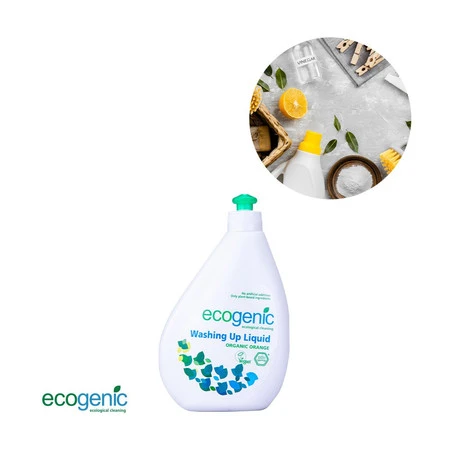 Ecogenic, Płyn do mycia naczyń, Pomarańcza, 500 ml