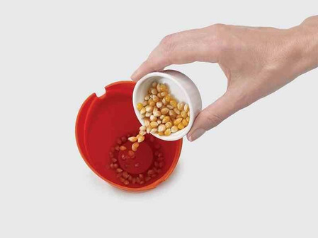 JJ - Zestaw 2 pojemników do popcornu w mikrofali M