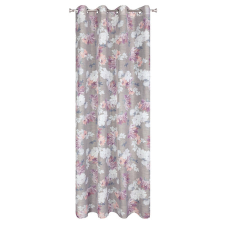 ZASŁONA GOTOWA SHERRY 140 X 250 CM SREBRNY