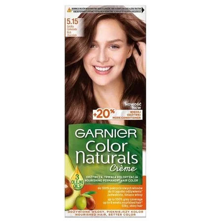 Color Naturals Creme krem koloryzujący do włosów 5.15 Gorzka Czekolada
