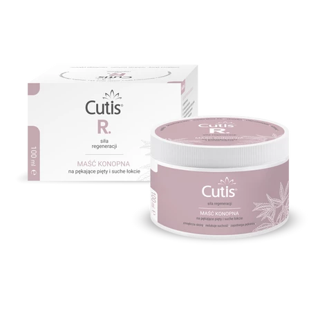 Cutis R-Regeneracja Maść konopna + CBD na pękające pięty i suche łokcie 100 ml