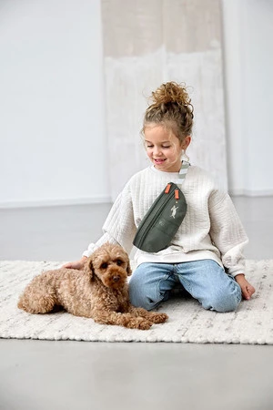 PALOPA Torebka nerka na smakołyki dla psa mini Enja dark olive