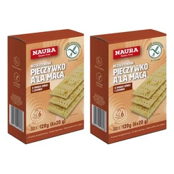 Zestaw 2x Pieczywko chrupkie z tapioką cebulowo-czosnkowe bez glutenu 120g