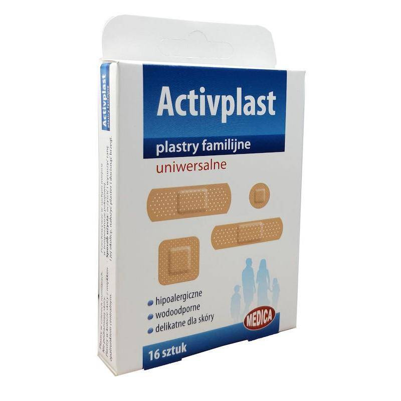 Activplast Plastry familijne uniwersalne 16 szt