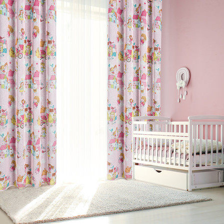 ZASŁONA GOTOWA POLLY 140 X 250 CM RÓŻOWY