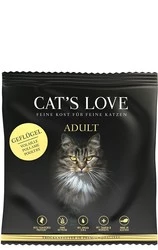 Zestaw 10x CAT'S LOVE Geflugel - sucha karma dla kota bez zbóż z drobiem (80g)