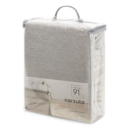 NARZUTA D91 LUIZ 170 X 210 CM SREBRNY