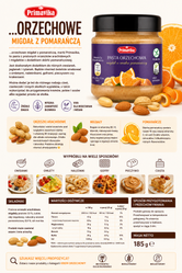 Primavika Pasta Orzechowa Migdał z Pomarańczą 185 g
