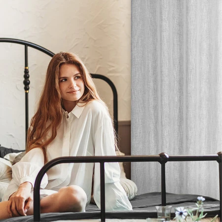 ZASŁONA GOTOWA AGNES 140 X 250 CM POPIELATY