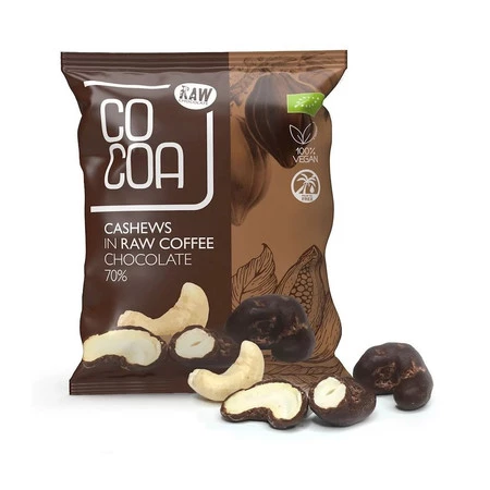 Cocoa Orzechy Nerkowca w surowej czeko BIO 70g