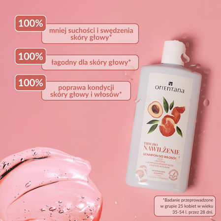 Orientana - Szampon Trycho Nawilżenie Liczi Ektoina Kompleks prebiotyków 200ml