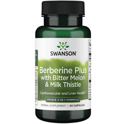 SWANSON Berberine Plus - Berberyna (60 kaps.)