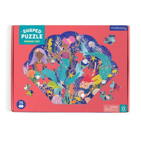 Mudpuppy Puzzle konturowe Zatoczka syren 75 elementów 5+