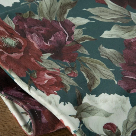 OBRUS VELVET 2 35 X 180 CM ZIELONY