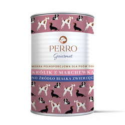 Perro Gourmet Królik z marchewką   - Karma mokra dla psa - 400 g