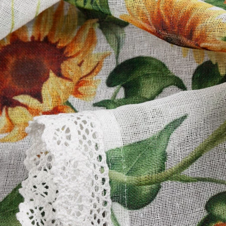 FIRANA GOTOWA HELIA NA TAŚMIE 150 X 60 CM BIAŁY