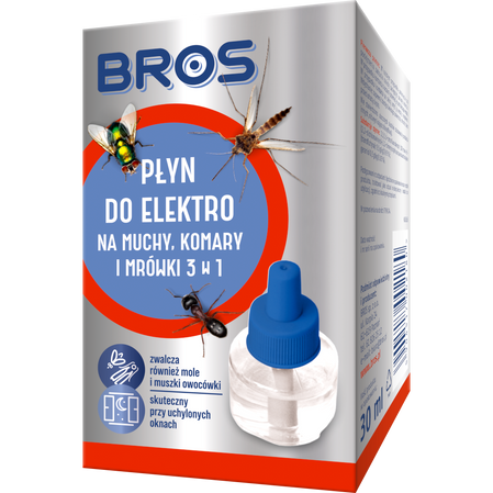 BROS - płyn do elektro na muchy, komary i mrówki