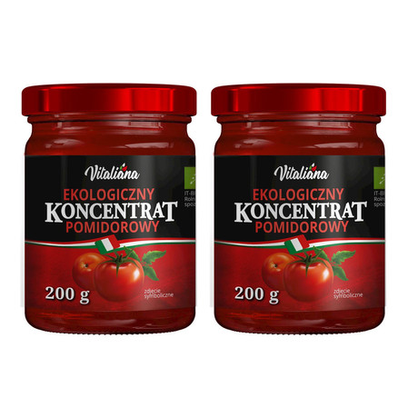 Zestaw: 2x VITALIANA KONCENTRAT POMIDOROWY 22 % BIO 200 g