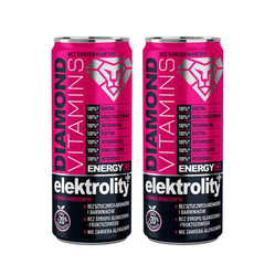 Zestaw: 2x Dr Vita Elektrolity Diamond Vitamins czerwone 250ml