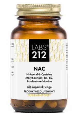 Labs212 NAC - N-Acetylo-L-Cysteina 300 mg - 60 kaps.