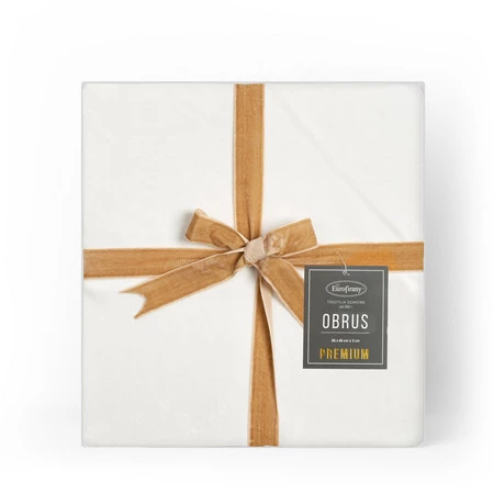 OBRUS VELVET 145 X 220 CM BIAŁY