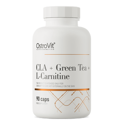 OSTROVIT CLA + Zielona Herbata + L-Karnityna (90 kaps.)
