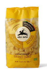 ALCE NERO MAKARON (SEMOLINOWY) CONCHIGLIE BIO 500 g