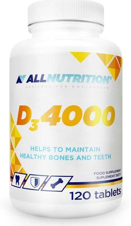 Allnutrition Witamina D3 4000 iu 120 t odporność