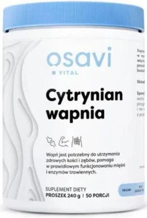 OSAVI Cytrynian wapnia w proszku (240 g)