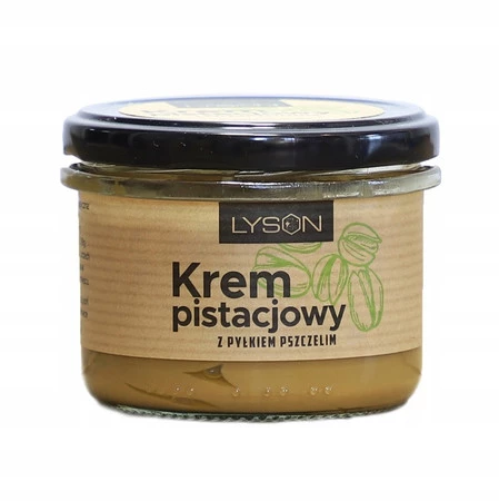 Łysoń Krem pistacjowy z pyłkiem pszczelim 200 g