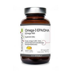 KENAY Omega-3 EPA/DHA EZmega MAX na wsparcie serca, mózgu i wzroku 60 kaps.