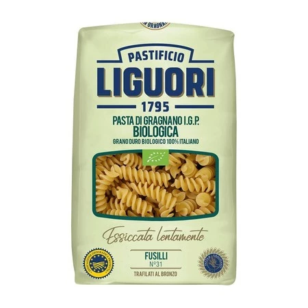 Makaron Liguori Integrale Fusilli pełnoziarnisty BIO 500G