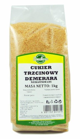 Smakosz − Cukier trzcinowy demerara − 1 kg