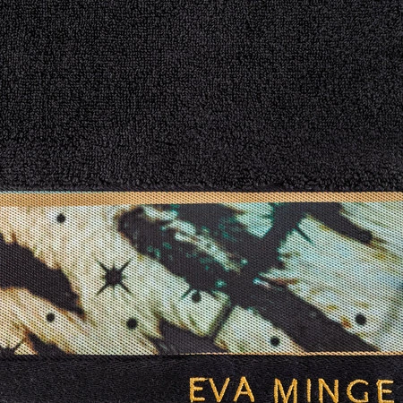 Ręcznik Eva 15 50 x 90 cm, Czarny