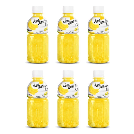 Zestaw 6x Jumi Jumi Napój banan z nata de coco 320 ml