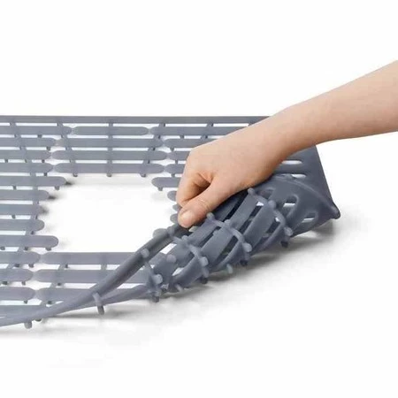 OXO-Mata do zlewu 32x41cm. silikon szara GoodGrips