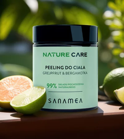 Sanamea Nature Care - Peeling do ciała grejpfrut &bergamotka - 100ml