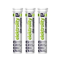 Zestaw: 3x Dr Vita Elektrolity slim complex 20 tabletek musujących