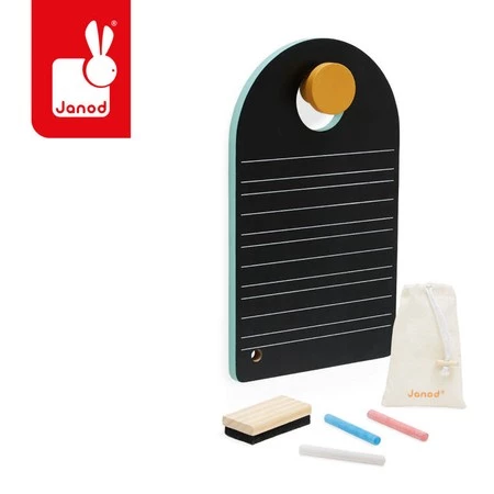 Janod Przenośna dwustronna tablica z akcesoriami 3+
